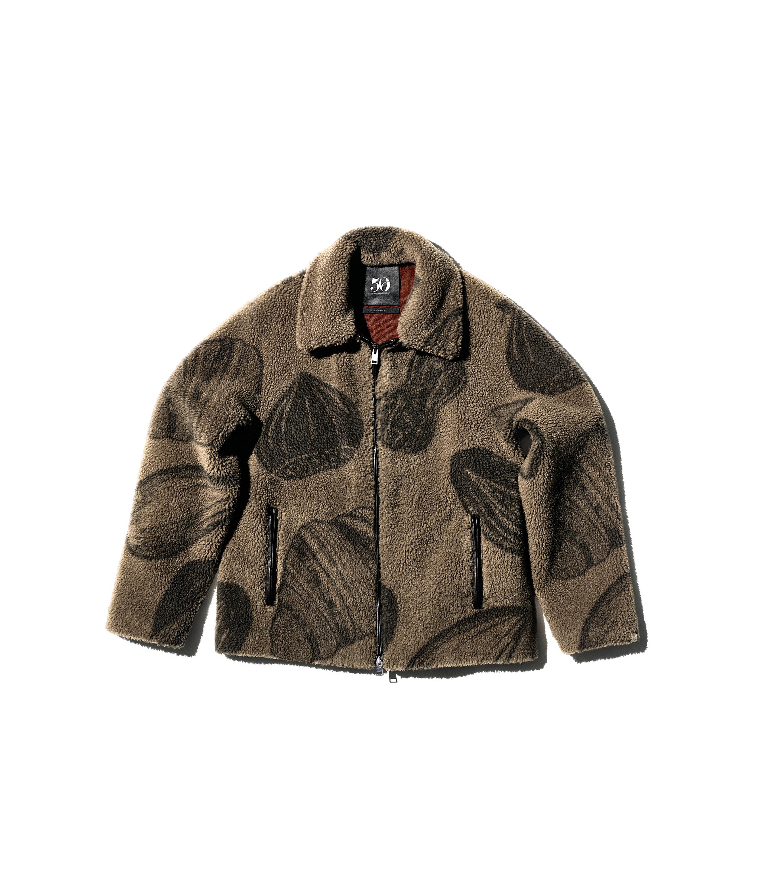 CEDRIC GROLET WOOL JACQUARD OVERSHIRT